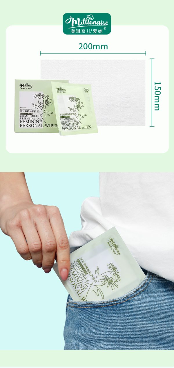 Feminine Flushable Wet Wipes (20pcs) - Image 8