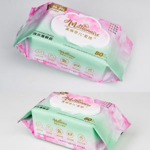 biodegradable flushable wipes (80pcs)Chinese packaging