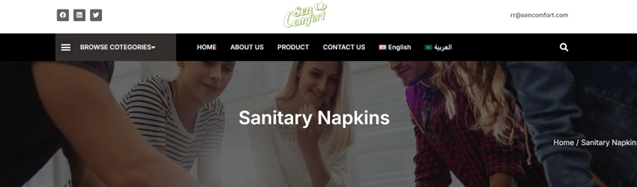 Sanitary Pads Manufacturers in UAE